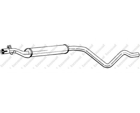 Middle Silencer 282-509 Bosal