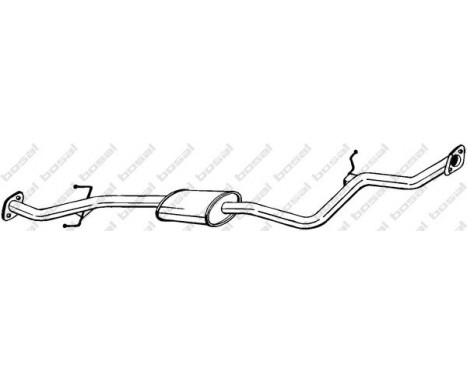Middle Silencer 282-519 Bosal, Image 2