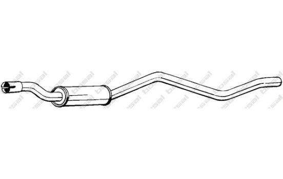 Middle Silencer 282-531 Bosal, Image 2