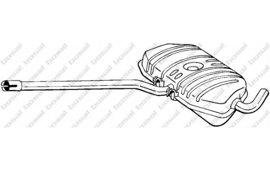 Middle silencer 282-551 Bosal