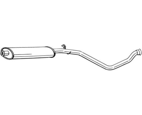 Middle Silencer 282-693 Bosal, Image 2