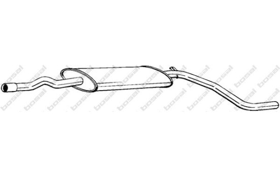 Middle Silencer 282-699 Bosal, Image 2