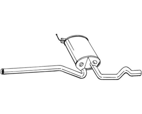 Middle Silencer 282-703 Bosal, Image 2