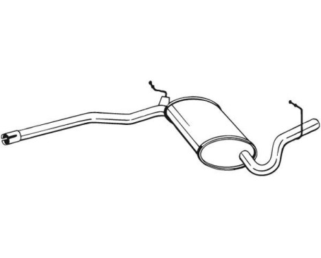Middle Silencer 282-717 Bosal, Image 2