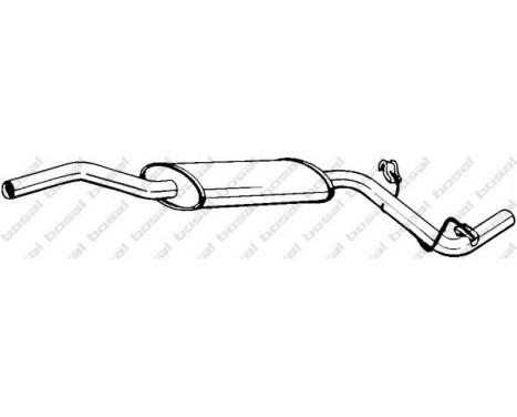 Middle Silencer 282-763 Bosal