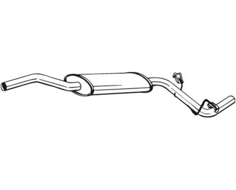 Middle Silencer 282-763 Bosal, Image 2