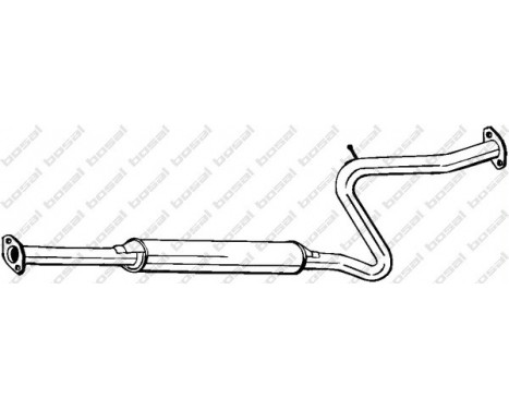 Middle Silencer 282-765 Bosal