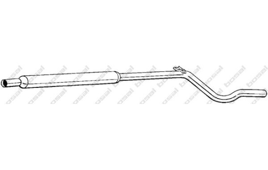 Middle Silencer 282-791 Bosal, Image 2