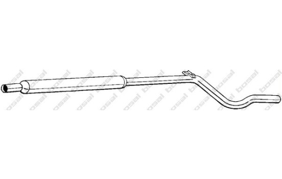 Middle Silencer 282-791 Bosal