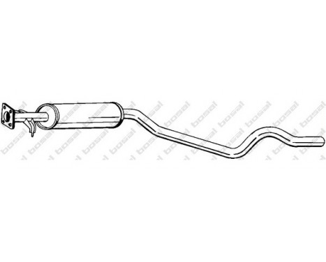 Middle Silencer 282-793 Bosal