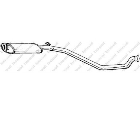 Middle Silencer 282-797 Bosal