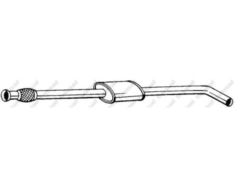 Middle Silencer 282-825 Bosal