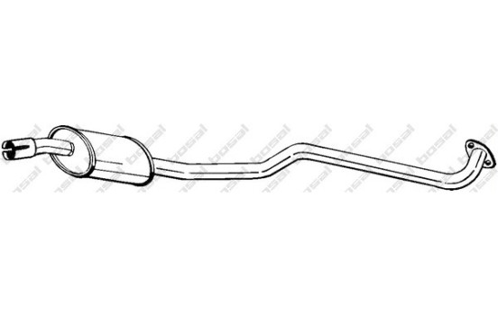 Middle Silencer 282-829 Bosal