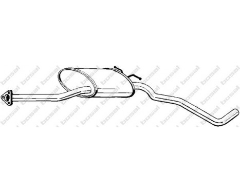 Middle Silencer 282-865 Bosal