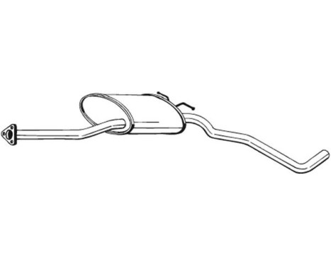 Middle Silencer 282-865 Bosal, Image 2