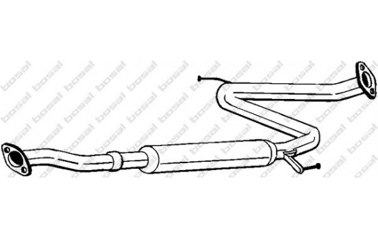Middle silencer 282-887 Bosal