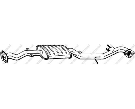 Middle Silencer 282-961 Bosal, Image 2