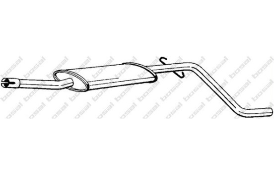Middle Silencer 282-977 Bosal