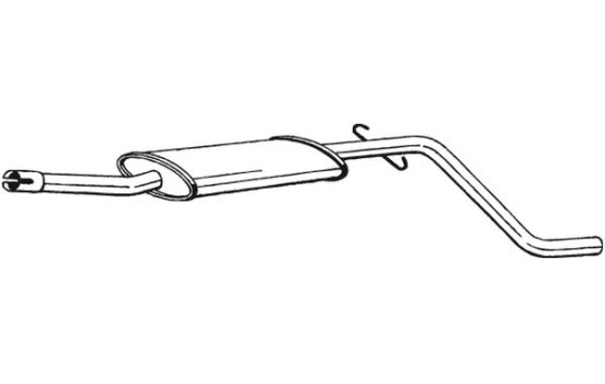 Middle Silencer 282-977 Bosal, Image 2