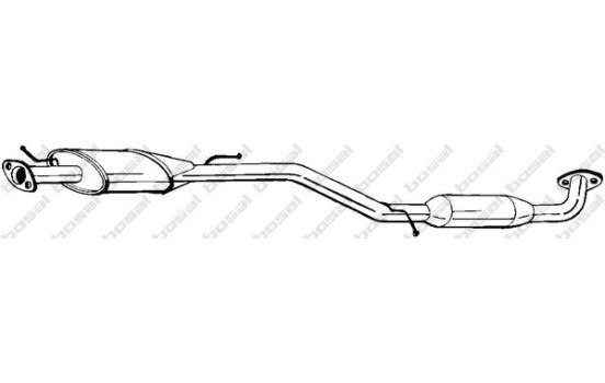 Middle Silencer 283-047 Bosal, Image 2