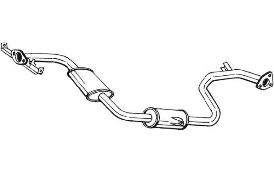 Middle Silencer 283-077 Bosal, Image 2