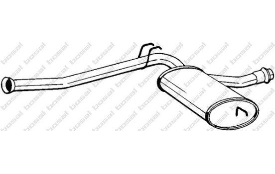 Middle Silencer 283-081 Bosal