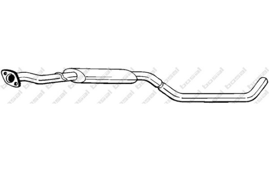 Middle Silencer 283-089 Bosal, Image 2