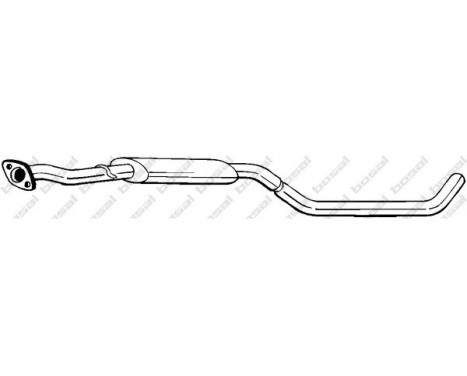 Middle Silencer 283-089 Bosal