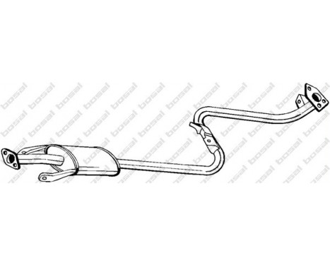Middle Silencer 283-111 Bosal