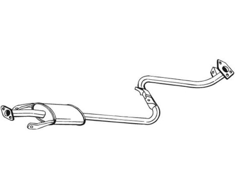 Middle Silencer 283-111 Bosal, Image 2