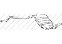 Middle silencer 283-119 Bosal