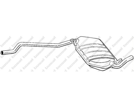 Middle silencer 283-119 Bosal
