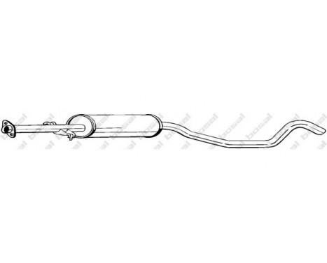 Middle Silencer 283-149 Bosal