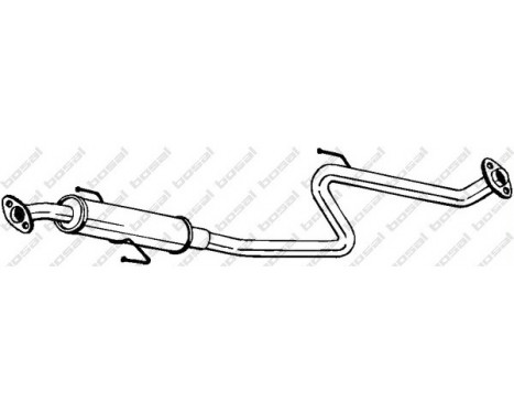 Middle Silencer 283-163 Bosal