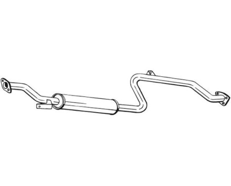 Middle Silencer 283-181 Bosal, Image 2