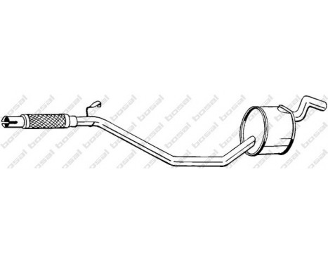Middle Silencer 283-209 Bosal