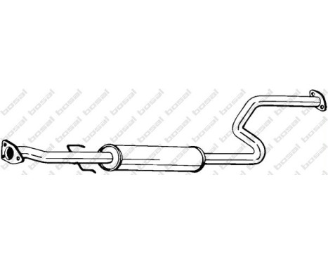 Middle Silencer 283-233 Bosal