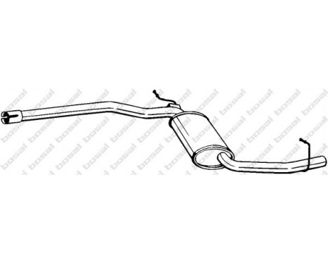Middle Silencer 283-305 Bosal