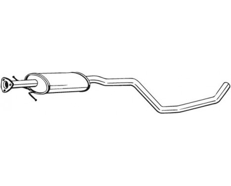 Middle Silencer 283-333 Bosal, Image 2