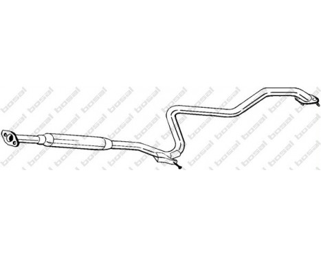 Middle Silencer 283-341 Bosal