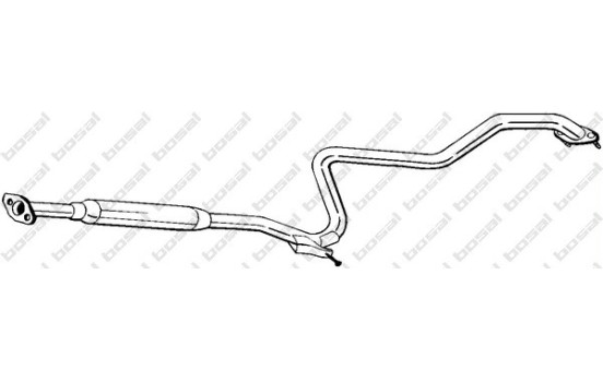 Middle Silencer 283-341 Bosal