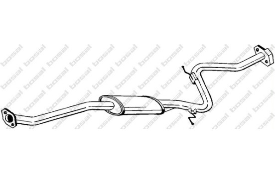 Middle Silencer 283-379 Bosal