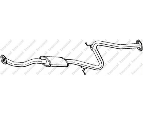 Middle Silencer 283-471 Bosal