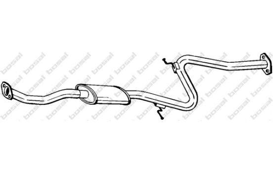 Middle Silencer 283-471 Bosal