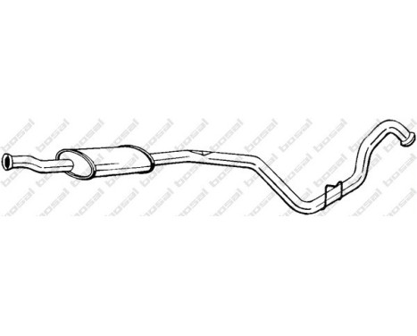 Middle silencer 283-507 Bosal