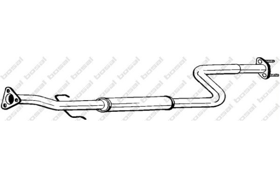 Middle Silencer 283-509 Bosal