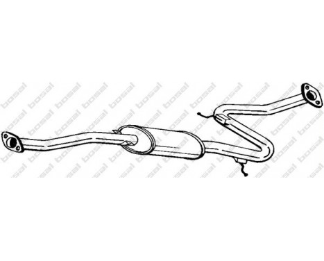 Middle Silencer 283-521 Bosal