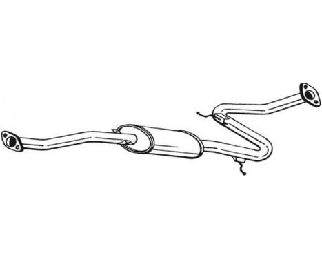 Middle Silencer 283-521 Bosal, Image 2