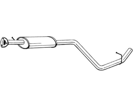 Middle Silencer 283-529 Bosal, Image 2