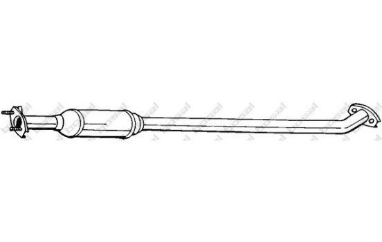 Middle Silencer 283-537 Bosal